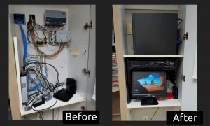 dental practice hardware - desktop monitor IT setup